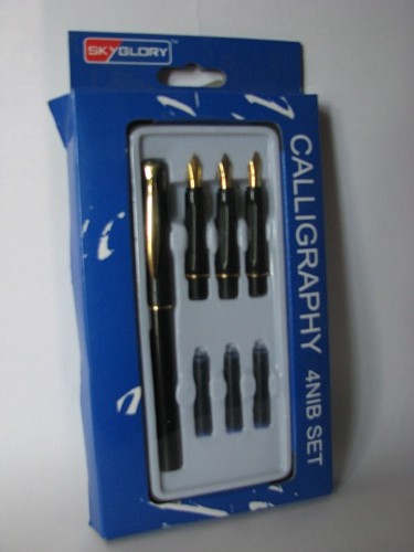 Calligraphy Lettering 4 Nib Set